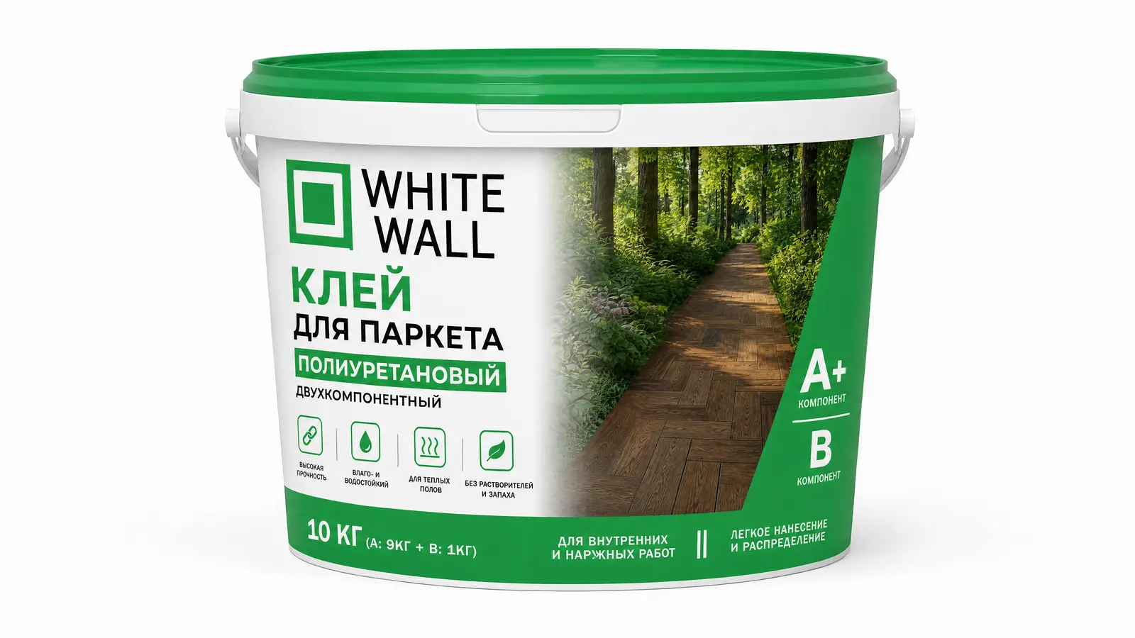 Клей для паркета полиуретановый WHITE WALL